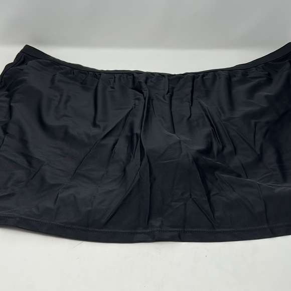 Catalina Plus Black Bathing Suit Bikini Swim Skirt Size 3X - Picture 4 of 12